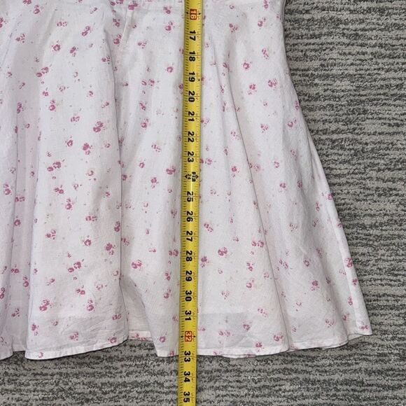 NWT LoveShackFancy Cora Mini Dress Pink Brimfield Floral Medium - Picture 11 of 16